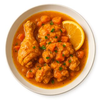 Ragout de pollo a la naranja