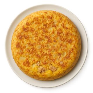Tortilla de patata y atun